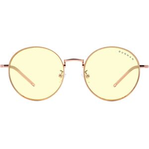 Gunnar Optiks Ellipse - Rose/guld - Amber