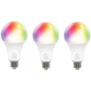 Deltaco Smart Home 3-Pack Rgb Led-Lampa E27 Wifi 9w