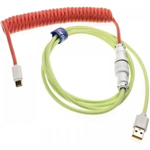 Ducky Premicord Strawberry Frog - Coiled Cable