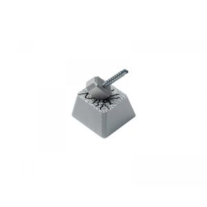 Keychron Hammer Aluminum Alloy Artisan Keycap - Silver