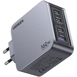 Ugreen Nexode Pro 160w 4-Port Gan Väggladdare Med 240w Usb-C Kabel