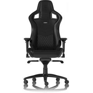 Noblechairs Epic Real Leather - Svart / Svart