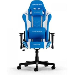 Dxracer Prince L Blå & Vit Pvc Läder