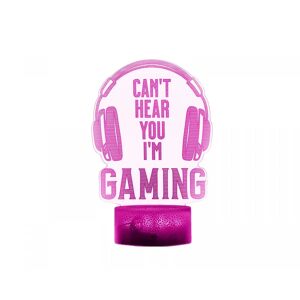 Maxcustom 3d Nattlampa - Can'T Hear You I'M Gaming