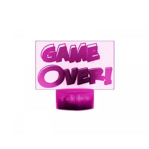 Maxcustom 3d Nattlampa - Game Over!