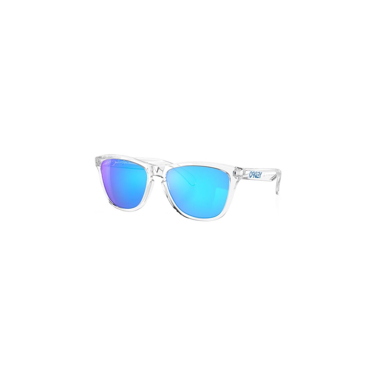 Oakley Frogskins, 55, Crystal Clear / Prizm Sapphire Iridium