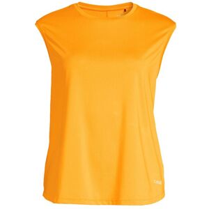 Casall Laser Mesh Muscle Tank Dam, M, Yellow Glaze