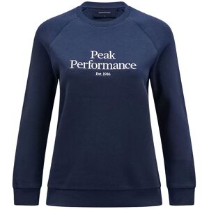 Peak Performance Original Crew Dam, S, BLUE SHADOW-OFFWHITE Peak Performance Original Crew Dam, S, BLUE SHADOW-OFFWHITE