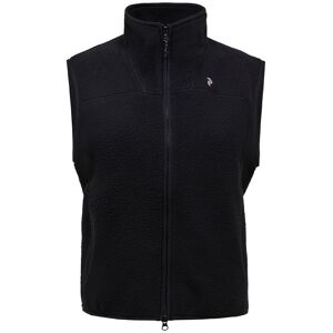 Peak Performance NatureRush Pile Vest Dam, S, BLACK-BLACK Peak Performance NatureRush Pile Vest Dam, S, BLACK-BLACK