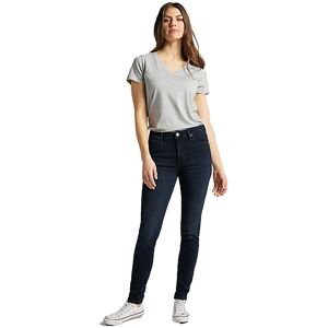 Lee SCARLETT HIGH Worn Ebony SKINNY HIGH WAIST MÖRK JEANS W27 L31