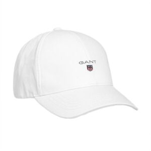 GANT High Cotton Twill Cap, White, ONE