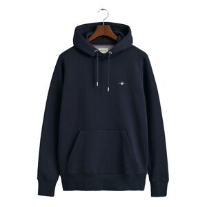 GANT Regular Shield Hoodie Herr, EVENING BLUE, L