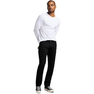 Lee Daren Zip Fly Low Stretch Herr, 32/34, CLEAN BLACK
