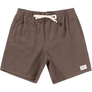 Rhythm Textured Linen Jam Shorts Herr, 36, Silt