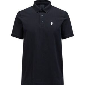 Peak Performance Classic Cotton Polo Herr, Black, M Peak Performance Classic Cotton Polo Herr, Black, M