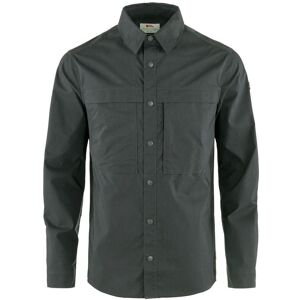 Fjällräven Abisko Trail Shirt LS Herr, Dark Grey, S Fjällräven Abisko Trail Shirt LS Herr, Dark Grey, S