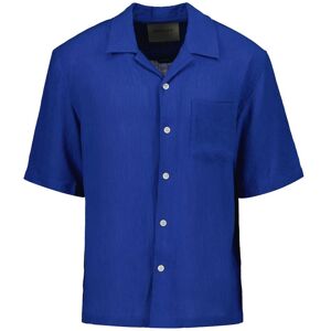 GANT Relaxed Texture Camp Collar Shirt Herr, S, RICH BLUE GANT Relaxed Texture Camp Collar Shirt Herr, S, RICH BLUE