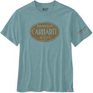 Carhartt HAMILTON GRAPHIC S/S T-SHIRT, M, SUMMER BLUE Carhartt HAMILTON GRAPHIC S/S T-SHIRT, M, SUMMER BLUE