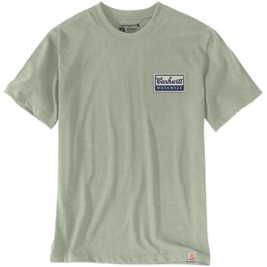 Carhartt SCRIPT S/S PATCH T-SHIRT, Sage, S Carhartt SCRIPT S/S PATCH T-SHIRT, Sage, S