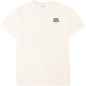 Knowledge Cotton Regenerative Organic Cotton Chest Embroidery T-Shirt GOTS, XXL, 1387 Egret Knowledge Cotton Regenerative Organic Cotton Chest Embroidery T-Shirt GOTS, XXL, 1387 Egret