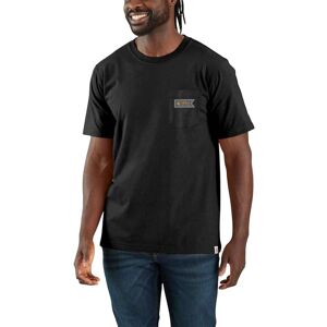 Carhartt Relaxed Fit Lightweight Short-Sleeve Pocket Script Graphic T-Shirt, Black, M Carhartt Relaxed Fit Lightweight Short-Sleeve Pocket Script Graphic T-Shirt, Black, M