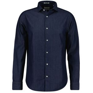 GANT REGULAR INDIGO TWILL SHIRT HERR, XL, Dark Indigo GANT REGULAR INDIGO TWILL SHIRT HERR, XL, Dark Indigo