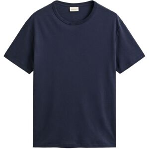 GANT INTERLOCK SS TSHIRT HERR, EVENING BLUE, XL GANT INTERLOCK SS TSHIRT HERR, EVENING BLUE, XL