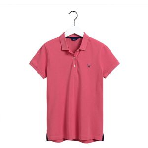 GANT Piqué Polo Shirt Dam, Rose, S