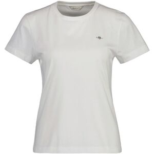 GANT Regular Shield T-Shirt Dam, White, M