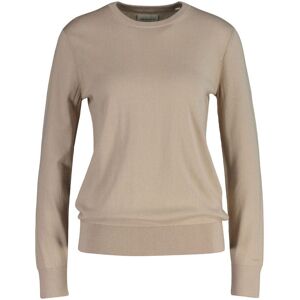 GANT Fine Knit Crew Neck Dam, DRY SAND, L GANT Fine Knit Crew Neck Dam, DRY SAND, L