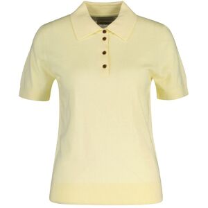 GANT LIGHT KNIT SHORT SLEEVE RUGGER DAM, L, VANILLA YELLOW GANT LIGHT KNIT SHORT SLEEVE RUGGER DAM, L, VANILLA YELLOW