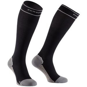 Zero Point Hybrid Compression Sock, Svart/Grå, 35-37