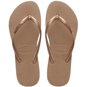 Havaianas Slim Flip Flops Dam, 41/42, Rose Gold 3581