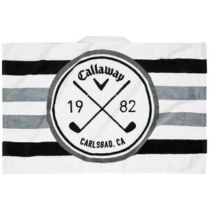 Callaway Tour Towel, Vit/Sv/Grå, O/S