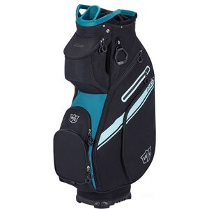 Wilson Exo II Cart Bag, Black/Aqua