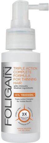 Foligain Trioxidil 10% för män - Medel mot håravfall - Stimulerar hårbotten och tar hand om tunt hår - 59ml spray Foligain Trioxidil 10% för män - Medel mot håravfall - Stimulerar hårbotten och tar hand om tunt hår - 59ml spray