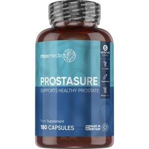 maxmedix ProstaSure - Tillskott för naturligt prostatastöd - Men beta-sitosterol & sågpalmetto - 180 veganska kapslar