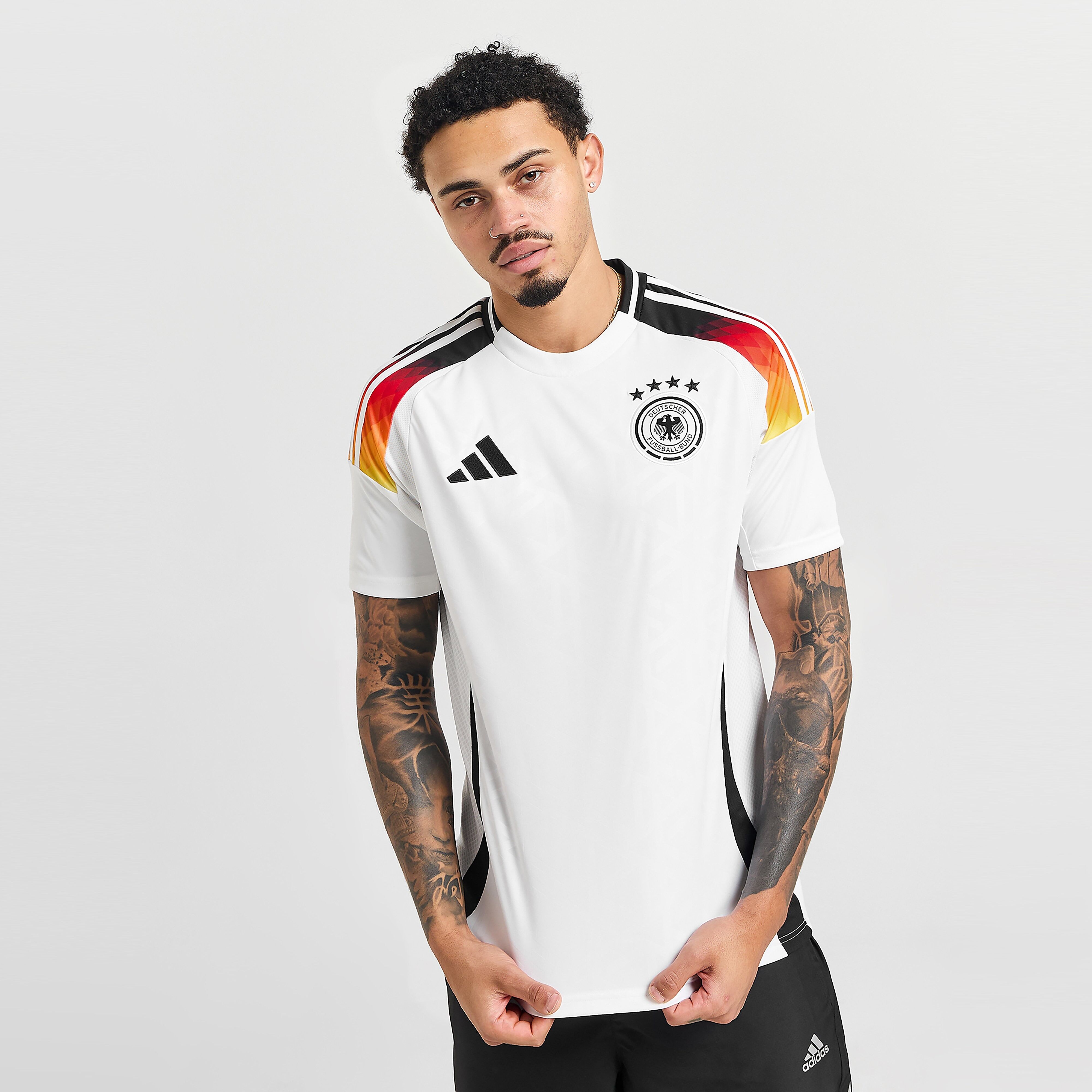 adidas Germany 2024/25 Home Jersey - White - Mens