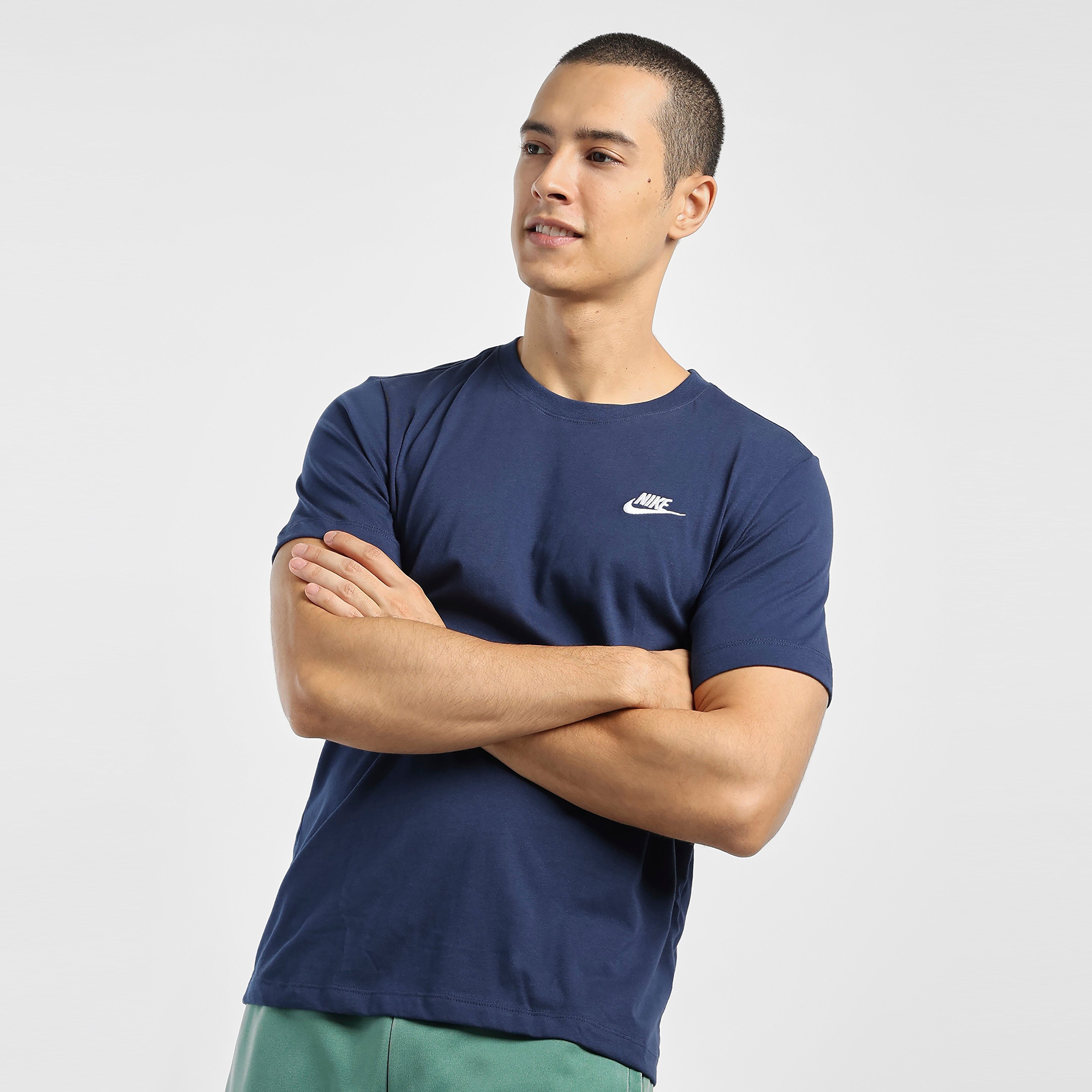 Nike Sportswear Club T-Shirt - BLUE - Mens