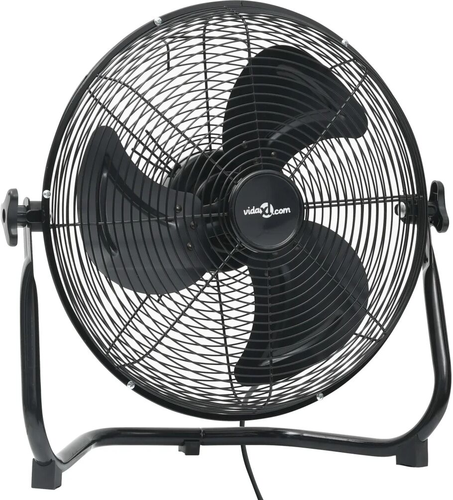 vidaXL Podlahový ventilátor 3 rýchlosti 40 cm 40 W čierny