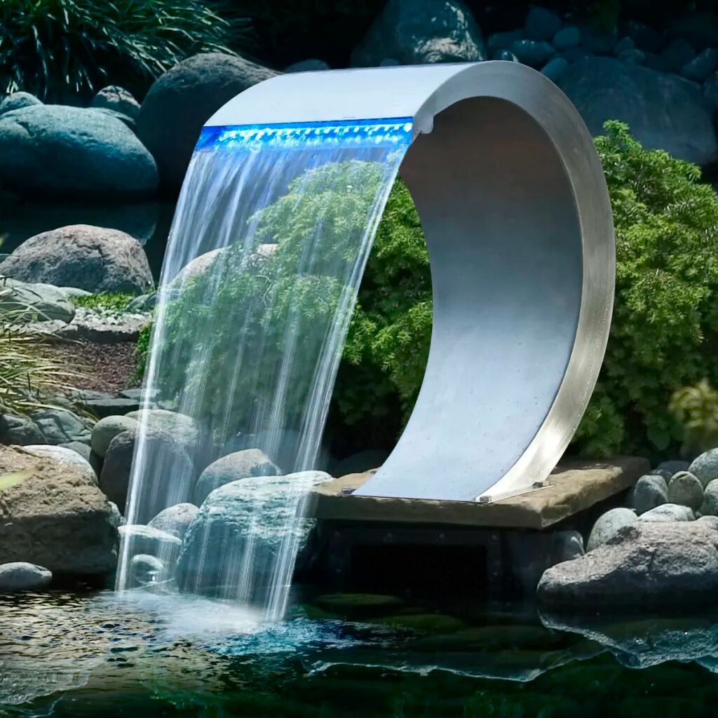 Ubbink Mamba Vodopád, nehrdzavejúca oceľ, s LED osvetlením