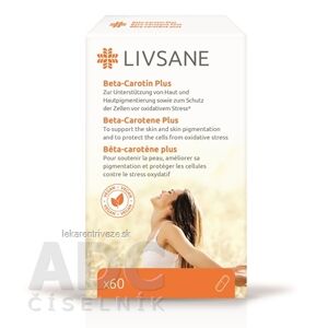 PXG Pharma GmbH LIVSANE Betakarotén Plus cps 1x60 ks