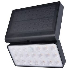 Lutec 6935501330 LED vonkajšie solárne nástenné svietidlo Tuda s pohybovým čidlom 1x8,5W 1000lm 2700-6500K IP44 - čierna Lutec 6935501330 LED vonkajšie solárne nástenné svietidlo Tuda s pohybovým čidlom 1x8,5W 1000lm 2700-6500K IP44 - čierna