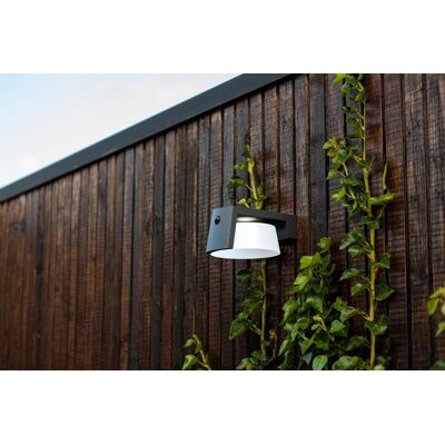 Lutec 6906001118 LED vonkajšia solárna nástenná lampa so senzorom Moon 1x9,5W E27 1000lm 4000K IP44 Lutec 6906001118 LED vonkajšia solárna nástenná lampa so senzorom Moon 1x9,5W E27 1000lm 4000K IP44