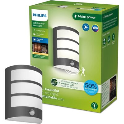 Philips 8720169269194 LED vonkajšie nástenné svietidlo Python 3,8W integrovaný LED zdroj 800lm 2700K Philips 8720169269194 LED vonkajšie nástenné svietidlo Python 3,8W integrovaný LED zdroj 800lm 2700K