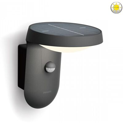Philips 8719514476912 LED vonkajšie solárne nástenné svietidlo so senzorom Tyla 1x1,2W 255lm 3000K IP44 Philips 8719514476912 LED vonkajšie solárne nástenné svietidlo so senzorom Tyla 1x1,2W 255lm 3000K IP44