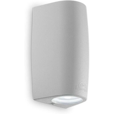 Ideal Lux 147796 vonkajšie nástenné svietidlo Keope 2x6W GU10 IP55 - šedé Ideal Lux 147796 vonkajšie nástenné svietidlo Keope 2x6W GU10 IP55 - šedé