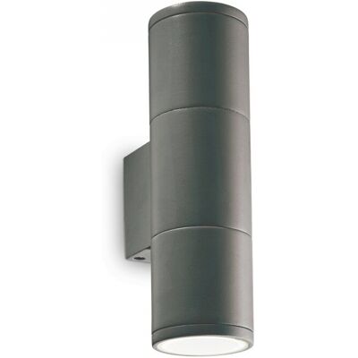 Ideal Lux 236841 vonkajšia bodová nástenná lampa Gun 2x35W GU10 IP44 - antracit Ideal Lux 236841 vonkajšia bodová nástenná lampa Gun 2x35W GU10 IP44 - antracit