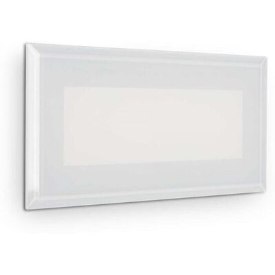 Ideal Lux 255804 LED vonkajšie nástenné orientačné svietidlo Indio 1x8W 1170lm 3000K IP65 - biela Ideal Lux 255804 LED vonkajšie nástenné orientačné svietidlo Indio 1x8W 1170lm 3000K IP65 - biela