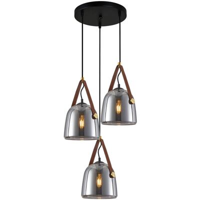 Italux PND-24342-3A-BK-SG LED závesné stropné svietidlo Solta 3x40W E27 Italux PND-24342-3A-BK-SG LED závesné stropné svietidlo Solta 3x40W E27